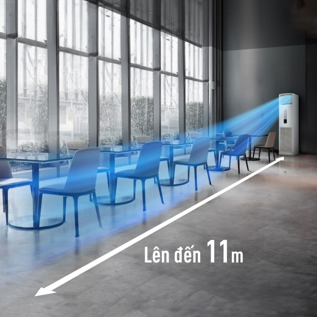 Điều hòa tủ đứng Panasonic 1 chiều Inverter 42.700BTU S-43PB3H5
